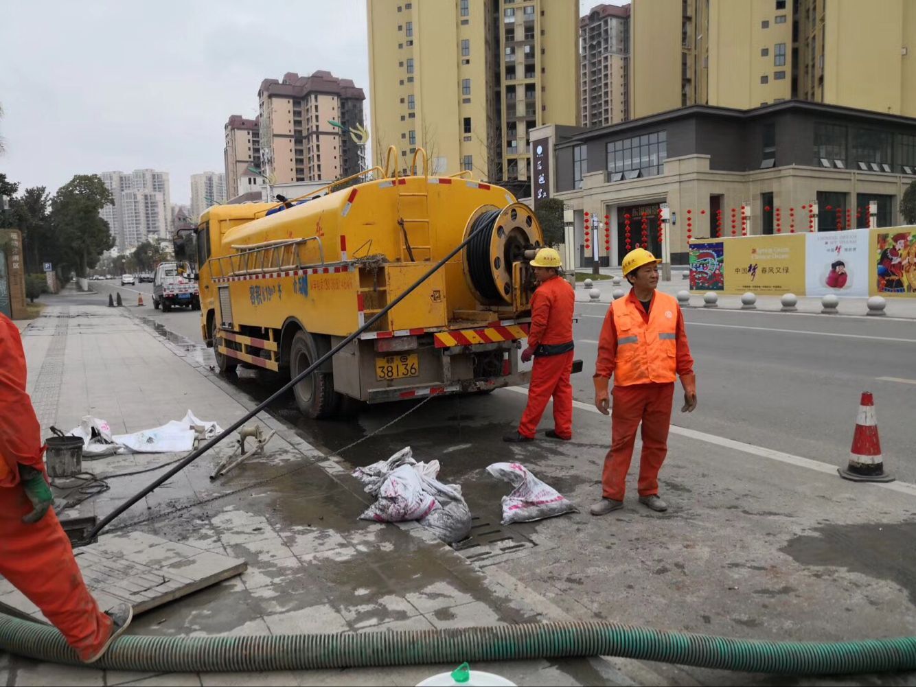 鼎城排污管道清淤-管道清洗